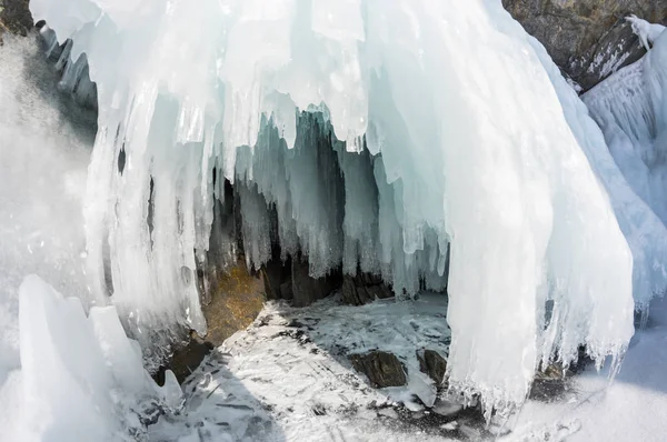 Het Baikalmeer in de winter — Stockfoto