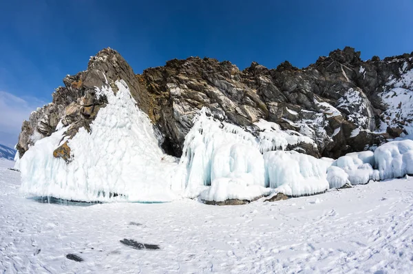 Lago Baikal en invierno — Foto de Stock