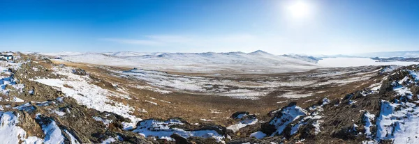 Panoramic view of Olkhon Island — Stock Photo, Image