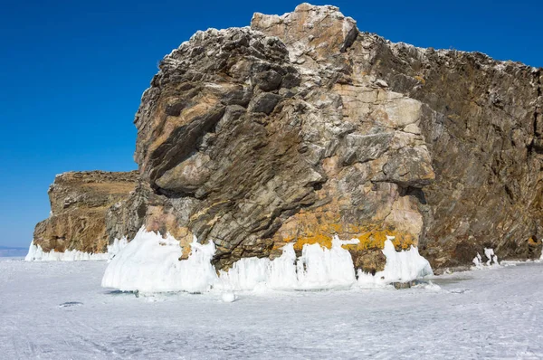 La costa dell "isola di Olkhon — Foto Stock