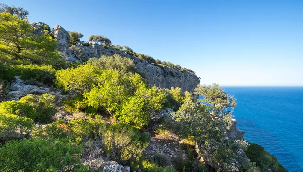 La côte de la mer Méditerranée — Photo