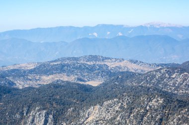 Tahtali zirvesinde panoramik görünüm