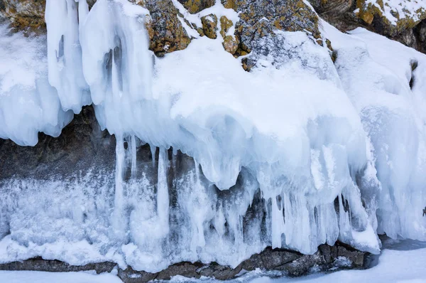 Het Baikalmeer in de winter — Stockfoto