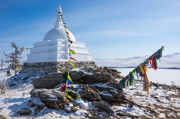 Alle gunstige Stupa van grote ontwaken — Stockfoto