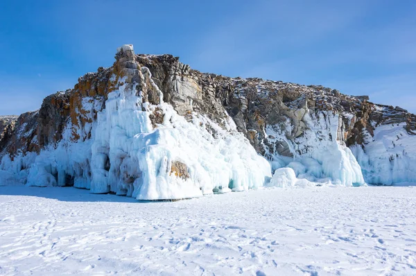 La costa del lago Baikal — Foto de Stock