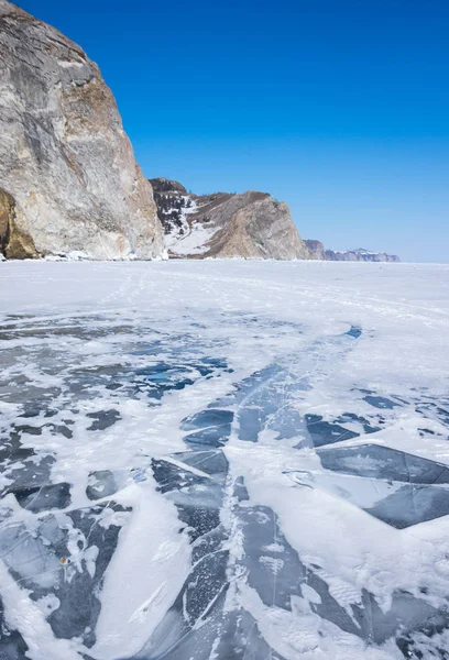 Kış aylarında Deniz Baykal — Stok fotoğraf