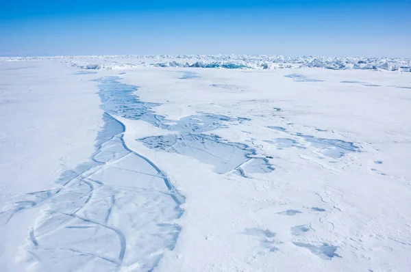 Ice of Lake Baikal — Stock Photo, Image