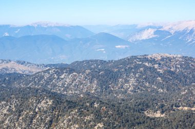 Tahtali zirvesinde panoramik görünüm