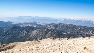 Tahtali zirvesinde panoramik görünüm