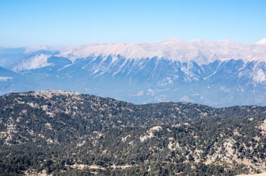 Tahtali zirvesinde panoramik görünüm