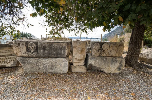 Ruinas de la antigua ciudad Myra, Turquía — Foto de Stock