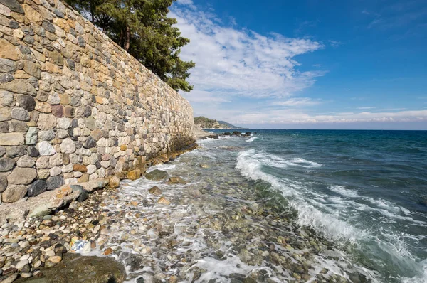 A costa do mar Mediterrâneo — Fotografia de Stock