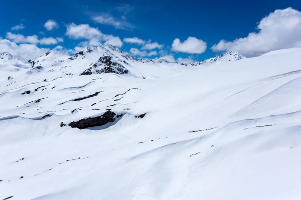 Panorámás Kilátás Nyílik Kaukázus Kabard Balkarföld Oroszország — Stock Fotó