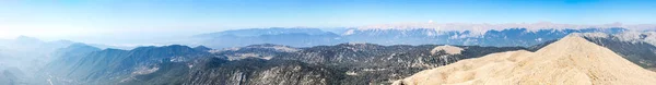 Panorámás Kilátás Csúcs Tahtali Más Néven Lycian Olympus Egy Hegy — Stock Fotó