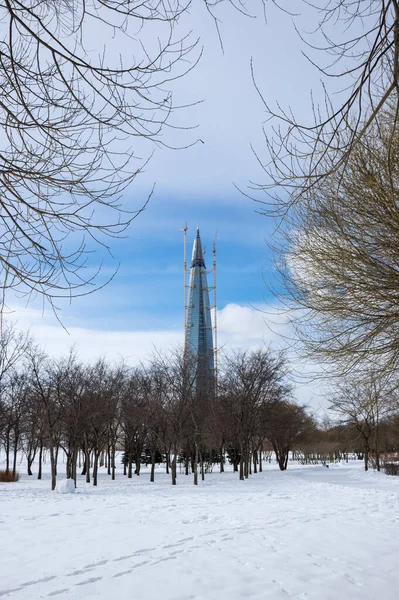 Park Saint Petersburg 300 Anniversary Located Shore Gulf Finland North — Stock Photo, Image