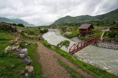 Kabardino-Balkaria, Rusya 'daki Kafkasya dağlarındaki Yukarı Balkaria köyü.