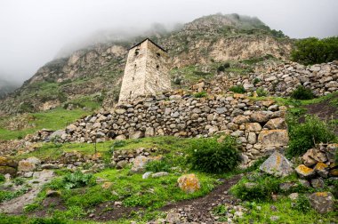 Kabardino-Balkaria, Rusya 'daki Kafkasya dağlarındaki Yukarı Balkaria köyü.
