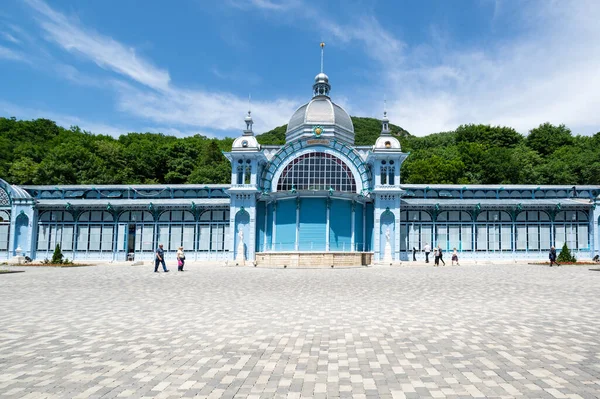 Zheleznovodsk Rusia Mayo 2018 Vista Galería Pushkin Parque Del Complejo — Foto de Stock