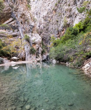 Antalya 'nın Kemer ilçesi Beydaglari Sahil Ulusal Parkı' nda yer alan Goynuk Kanyonu manzarası