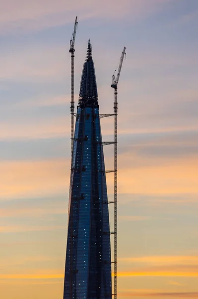 Blick Auf Das Lakhta Center Sankt Petersburg Russland — Stockfoto