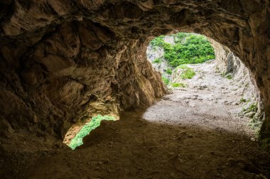 Kabardino-Balkaria, Rusya 'daki Kafkasya dağlarındaki Cherek Geçidi manzarası