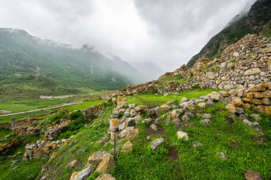 Kabardino-Balkaria, Rusya 'daki Kafkasya dağlarındaki Yukarı Balkaria köyü.