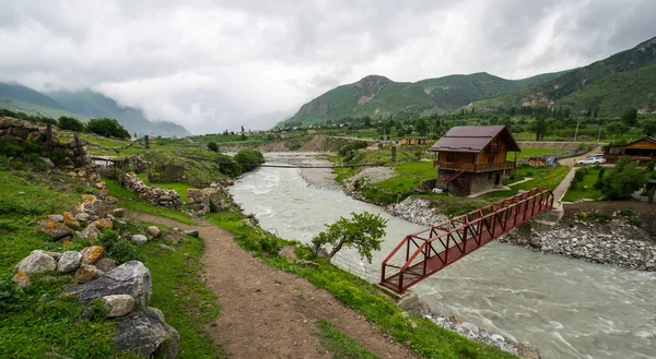 Pueblo Alta Balkaria Las Montañas Del Cáucaso Kabardino Balkaria Rusia — Foto de Stock