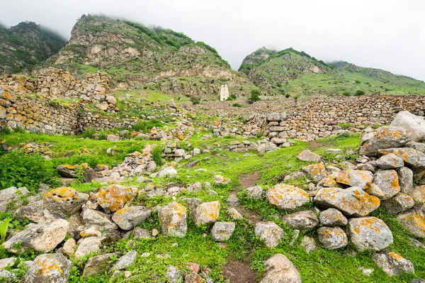 Pueblo Alta Balkaria Las Montañas Del Cáucaso Kabardino Balkaria Rusia —  Fotos de Stock