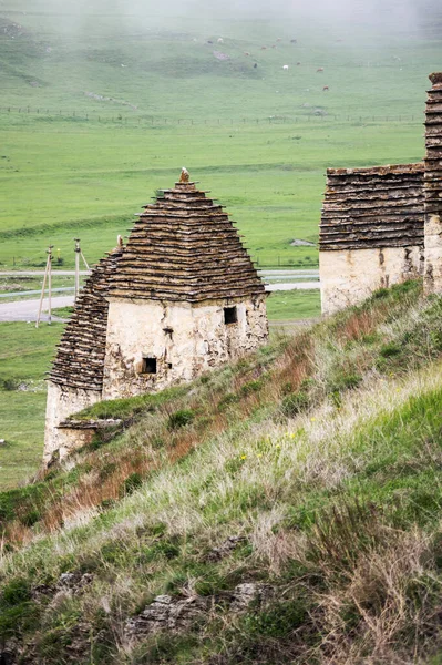 Стародавній Аланійський Некрополь Місто Мертвих Селі Даргавс Північна Осетія Росія — стокове фото