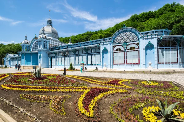 Zheleznovodsk Rússia Maio 2018 Vista Galeria Pushkin Parque Turístico Cidade — Fotografia de Stock