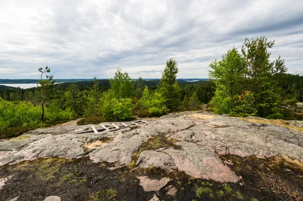 View Mount Hiidenvuori Karelia Republic Karelia Russia — Stock Photo, Image