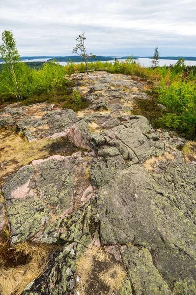 Widok Górę Hiidenvuori Karelii Republice Karelii Rosja — Zdjęcie stockowe