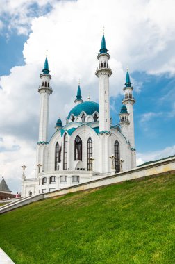 Kul Şerif Camii -- Rusya 'nın en büyük camilerinden biri, Kazan, Tataristan Cumhuriyeti