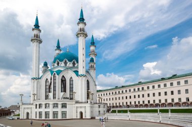 Kul Şerif Camii -- Rusya 'nın en büyük camilerinden biri, Kazan, Tataristan Cumhuriyeti