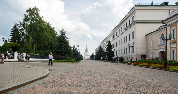 Kazan Russia Lipiec 2018 Widok Starych Budynków Kreml Kazański Kazaniu — Zdjęcie stockowe