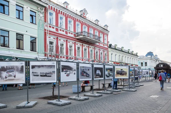 Kazan Ryssland Juli 2018 Bauman Street Gågata Hjärtat Kazan Huvudstad — Stockfoto