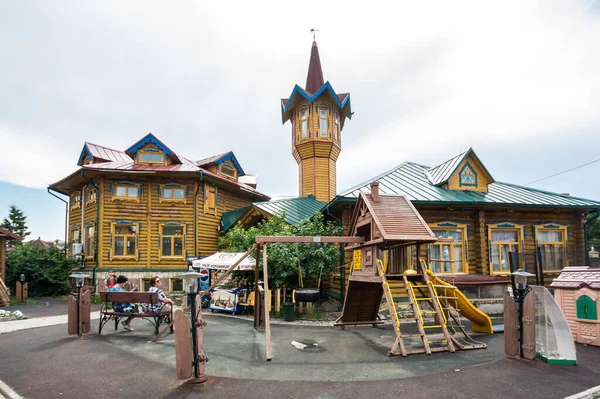 Kazan Russie Juillet 2018 Vue Village Restaurant Tugan Avylym Ouvert — Photo