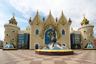 Tataristan, Rusya 'nın başkenti Kazan' daki Tatar Devlet Kukla Tiyatrosu 'nun manzarası