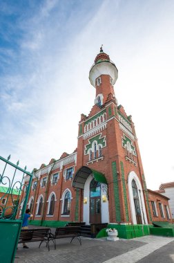 İslam Camii 'nin Bininci Yıldönümü (Kaban Gölü' nün karşısındaki cami olarak da bilinir) Kazan, Tataristan, Rusya
