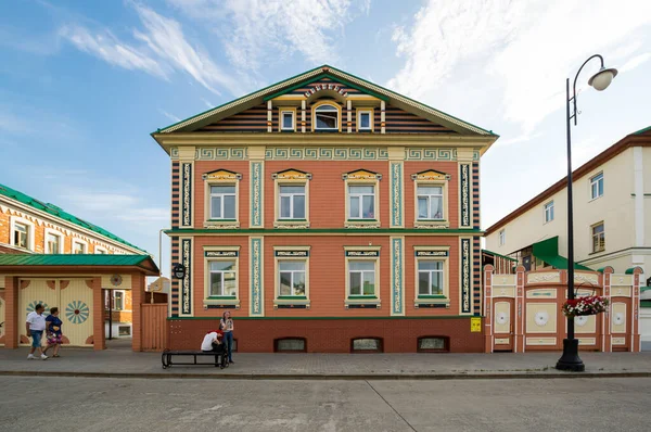 Kazan Russia Lipiec 2018 Widok Ulicę Historycznym Centrum Kazania Stolica — Zdjęcie stockowe