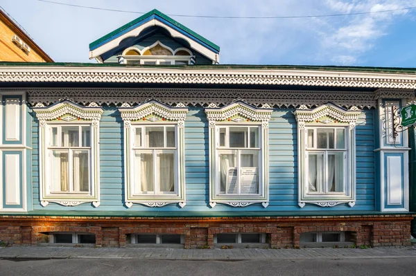 Kazan Russie Juli 2018 Uitzicht Straat Het Historische Centrum Van — Stockfoto