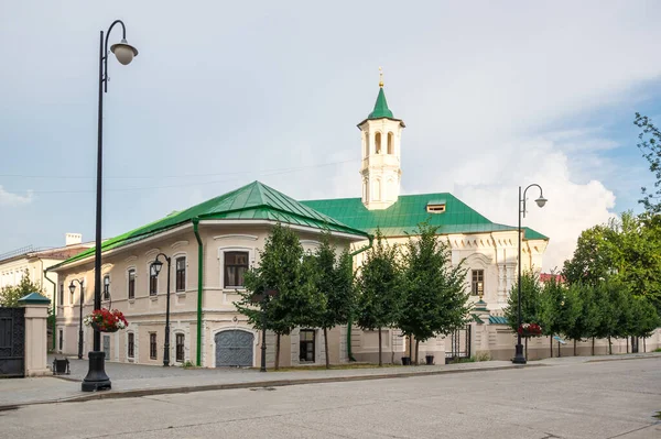 Utsikt Över Moskén Den Historiska Stadskärnan Kazan Huvudstad Republiken Tatarstan — Stockfoto
