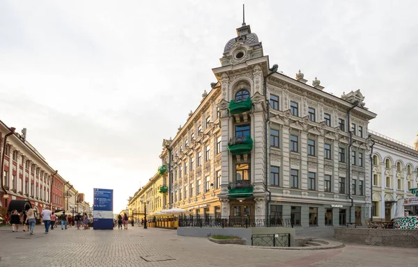 Kazan Rusko Června 2018 Bauman Street Pěší Ulice Samém Srdci — Stock fotografie