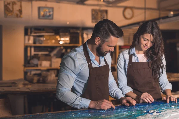 Nachwuchskräfte Uniform Werkstatt — Stockfoto