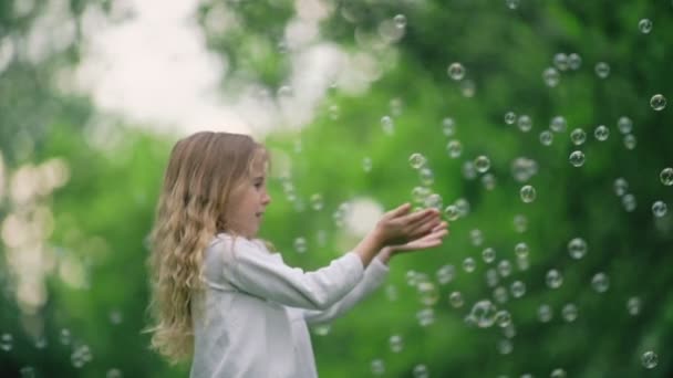 Mooi Meisje Zomer — Stockvideo