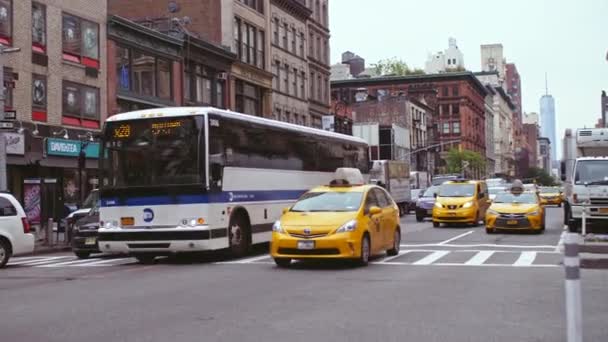 Het Wegverkeer New York — Stockvideo