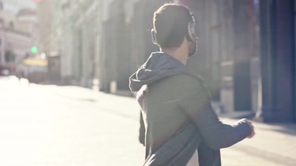 Bailando Joven Aire Libre — Vídeos de Stock