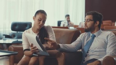 Coworking genç iş adamları