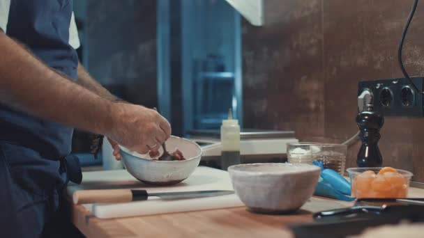 Kock Matlagning Köket — Stockvideo