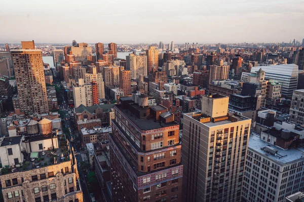 위에서 뉴욕시의 빌딩의 — 스톡 사진
